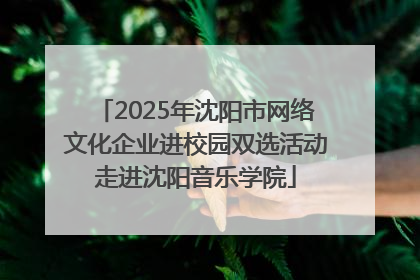 2025年沈阳市网络文化企业进校园双选活动走进沈阳音乐学院