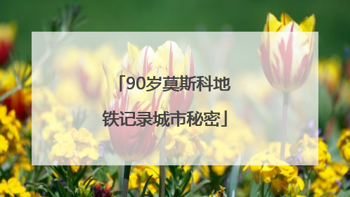 90岁莫斯科地铁记录城市秘密