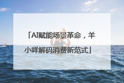 AI赋能场景革命，羊小咩解码消费新范式