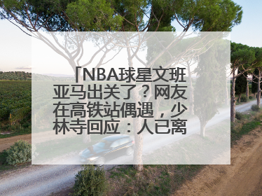 NBA球星文班亚马出关了？网友在高铁站偶遇，少林寺回应：人已离开寺院